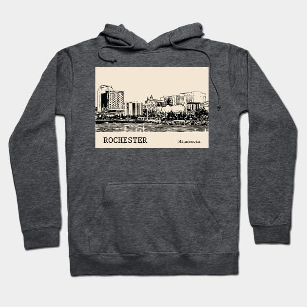 Rochester Minnesota Hoodie by Lakeric